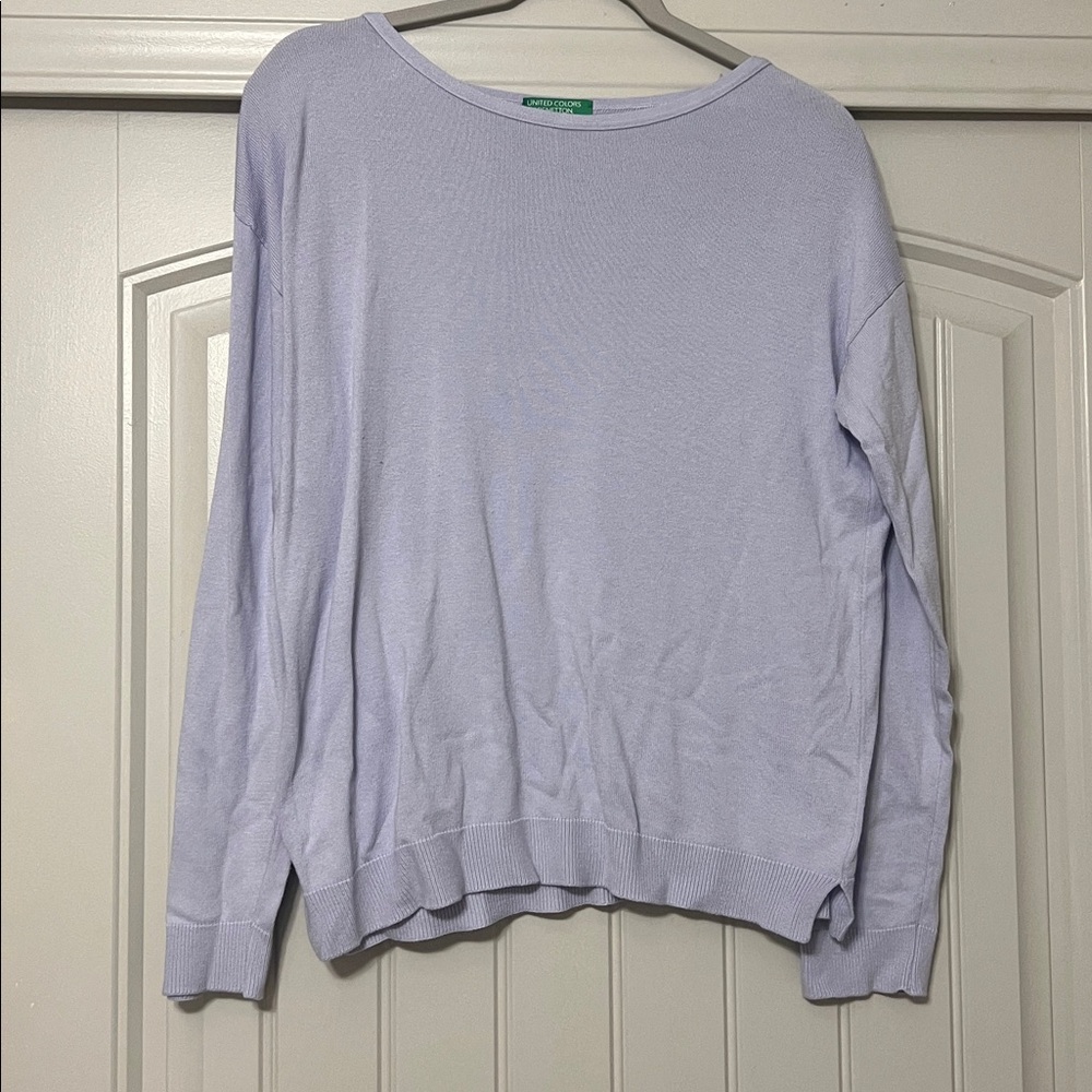 United Colors Of Benetton Lavender Knit Top